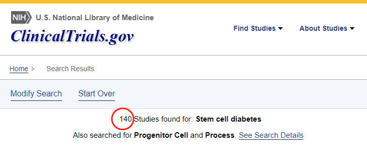 干細胞治療糖尿病的臨床研究試驗