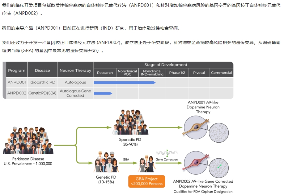 首次移植：細(xì)胞療法ANPD001治療帕金森病的試驗(yàn)完成