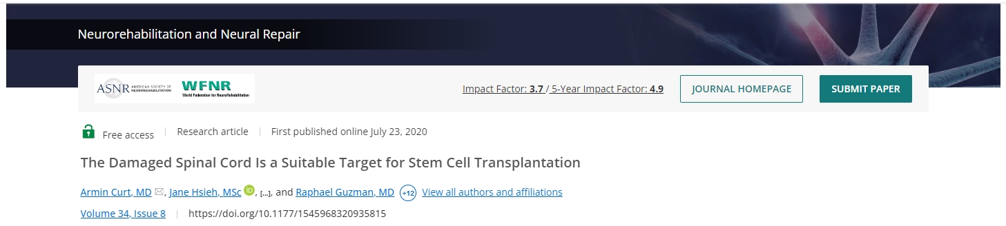 一項為期六年的隨訪臨床評估揭示了神經干細胞移植治療的短期和長期手術和醫療安全性。