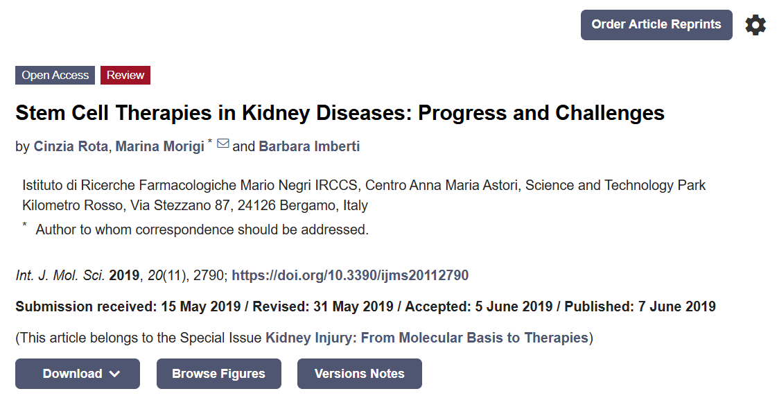 腎臟疾病的干細胞治療:進展與挑戰 腎臟疾病的干細胞治療:進展與挑戰