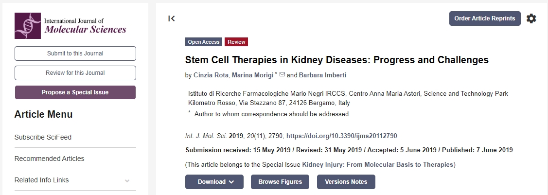 腎臟疾病的干細胞治療:進展與挑戰 腎臟疾病的干細胞治療:進展與挑戰