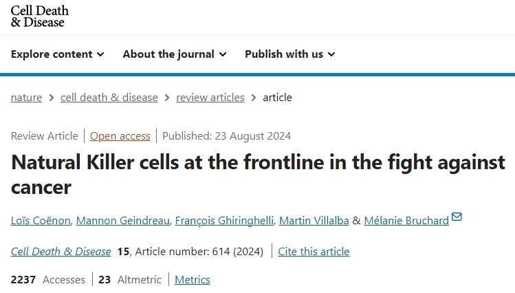 NK細胞在對抗癌癥的第一線 NK細胞在對抗癌癥的第一線