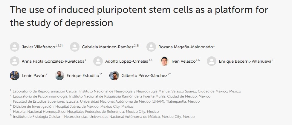 利用誘導(dǎo)性多能干細(xì)胞作為研究抑郁癥的平臺 利用誘導(dǎo)性多能干細(xì)胞作為研究抑郁癥的平臺