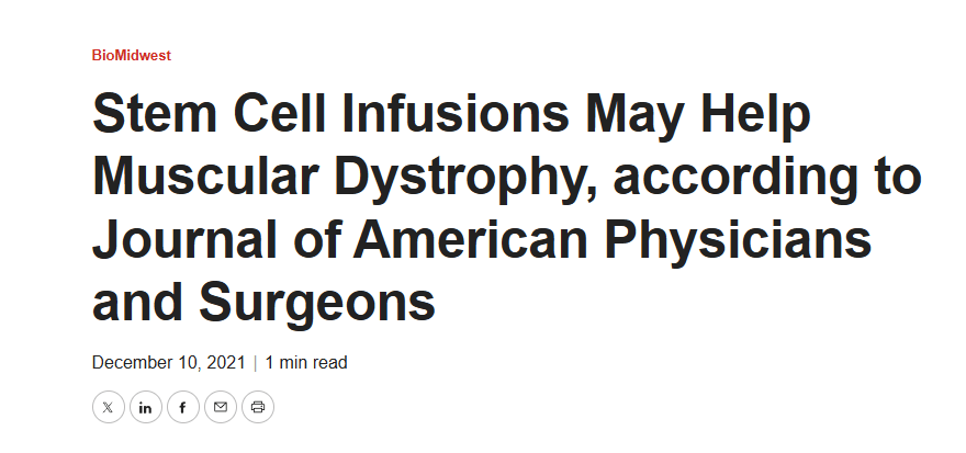 2021年干細(xì)胞治療肌肉萎縮癥臨床案例 2021年干細(xì)胞治療肌肉萎縮癥臨床案例