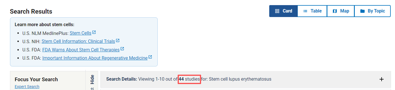 干細胞治療系統性紅斑狼瘡的臨床研究項目進展