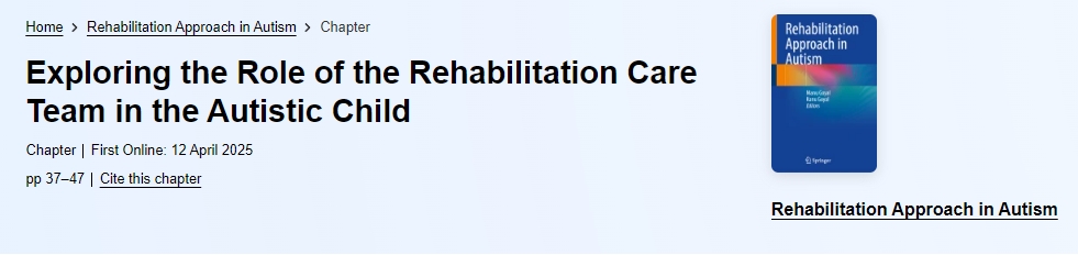 探索康復(fù)護(hù)理團(tuán)隊在自閉癥兒童中的作用 探索康復(fù)護(hù)理團(tuán)隊在自閉癥兒童中的作用