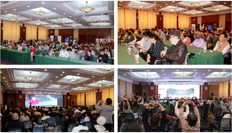 中國首例帕金森病患者接受GCP級自體干細(xì)胞移植治療的帕金森病患者現(xiàn)身上海瑞金醫(yī)院科普活動現(xiàn)場